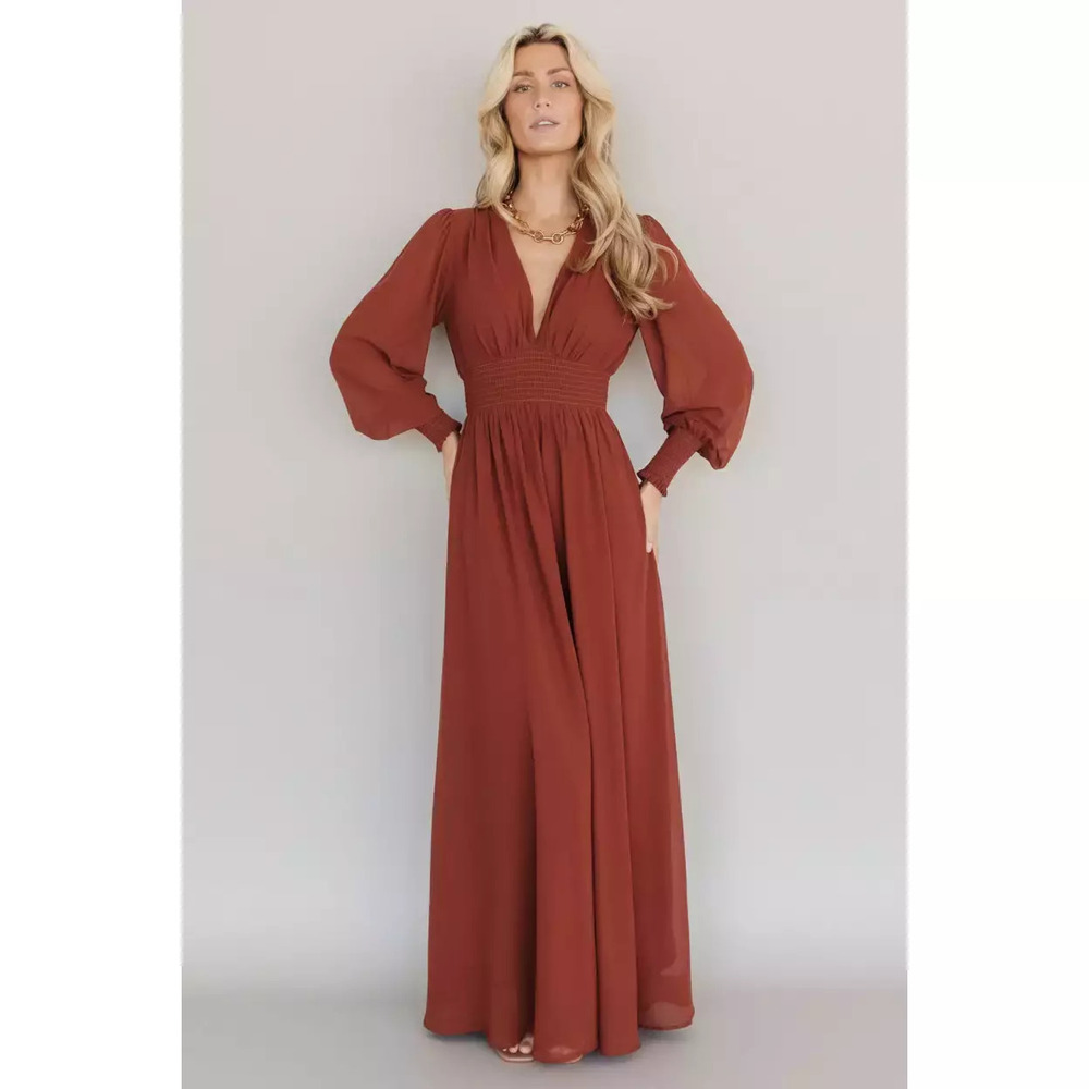 Baltic Born Olivia Maxi Dress | Cinnamon Size MM